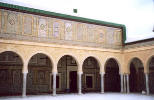 Kairouan, intrieur du mausole du Barbier