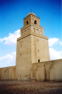 Kairouan, minaret de la mosque Okba