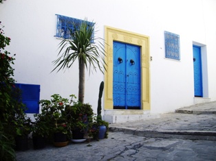 rue typique de Sidi Bou sad