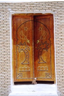 Porte en bois sculpt de Nefta (Tunisie)